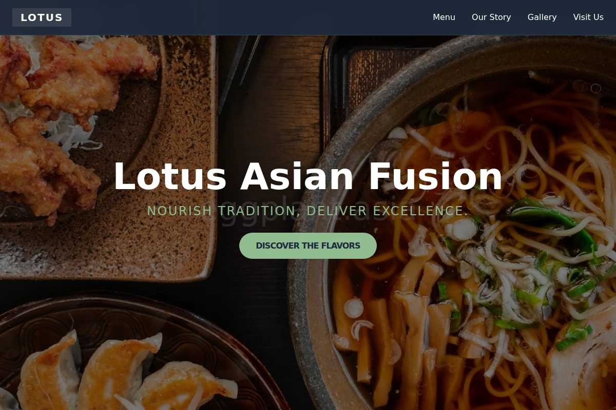Lotus Asian Fusion Food
