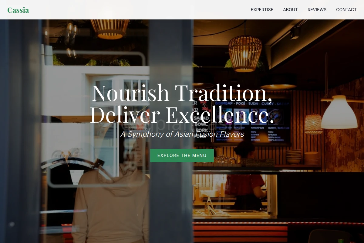 Cassia Asian Fusion Food