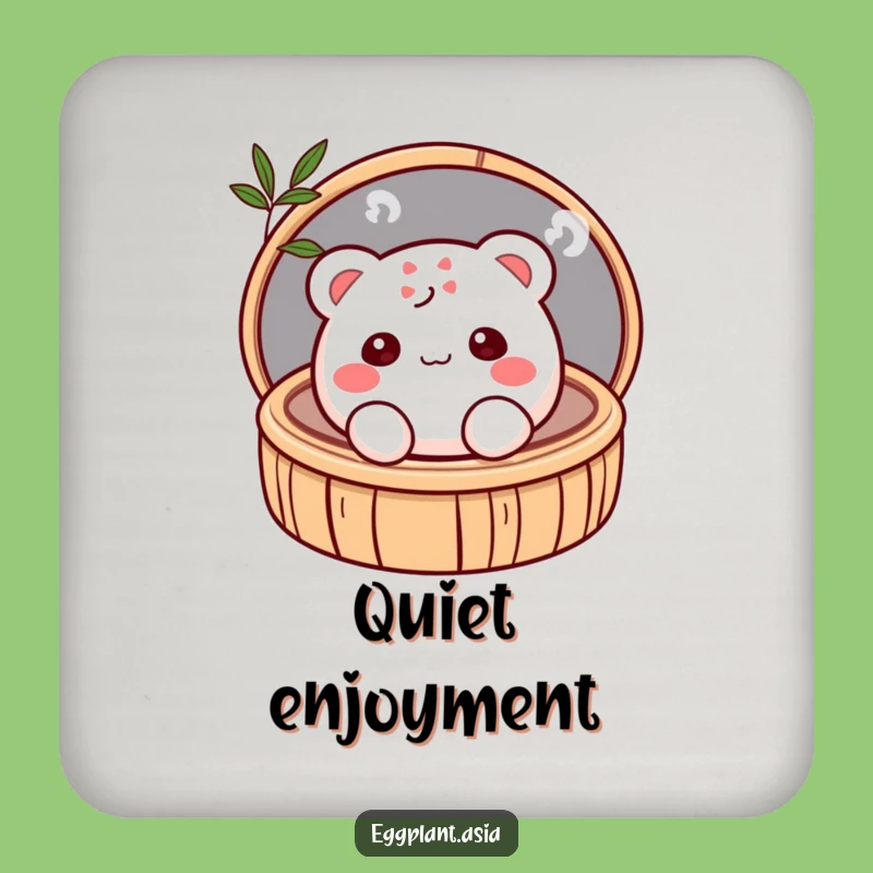 Funny Shy Bao Bun Coasters: Protect Surfaces with Bashful Charm