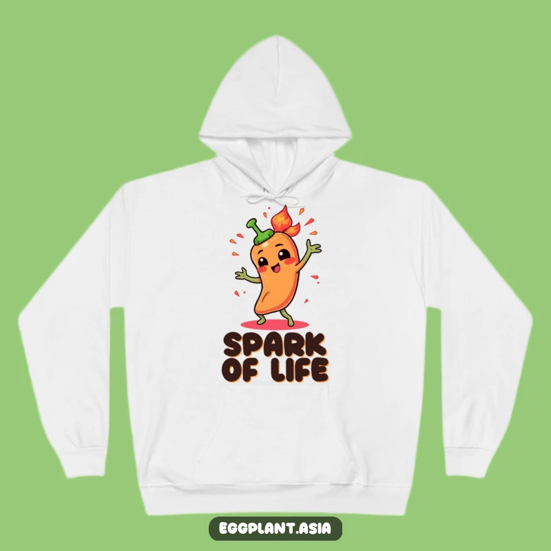 Funny Spicy Pepper Hoodie: Cozy Comfort with a Fiery Dancer